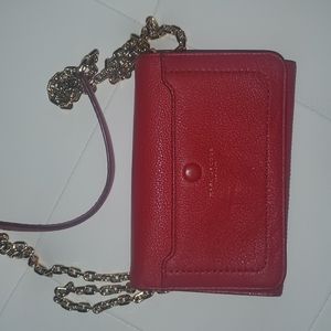 Marc Jacob's red over the shoulder purse